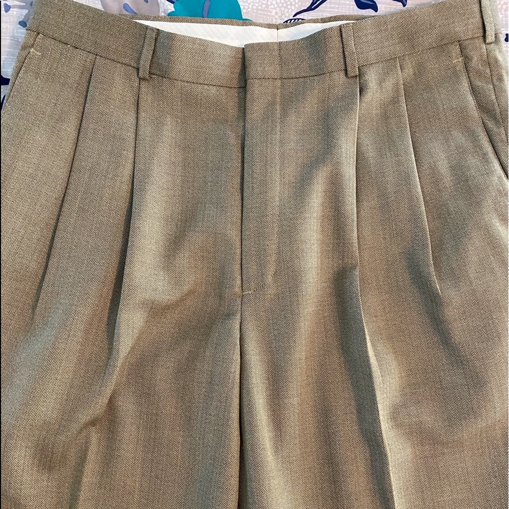 Men’s pleated & cuffed dress slacks 36x34 - Picture 1 of 4